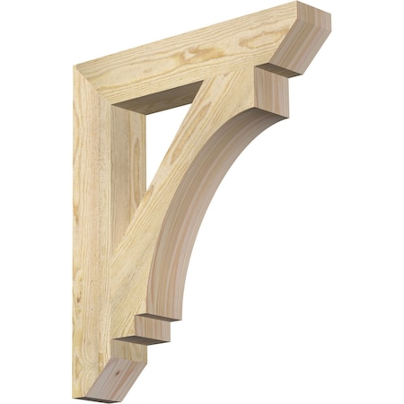 Ekena Millwork Imperial Slat Rough Sawn Bracket, Douglas Fir, 4"W x 22"D x 26"H BKT04X22X26IMP06RDF